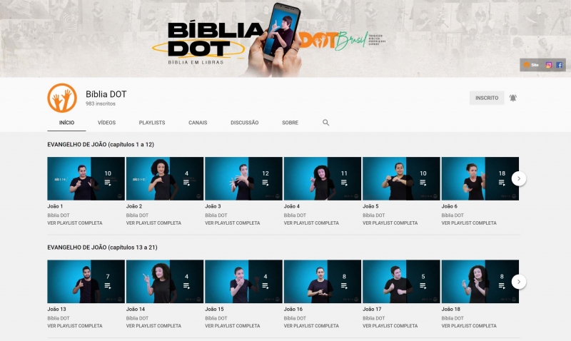 Evangelho de João em Libras é usado em igrejas e pequenos grupos